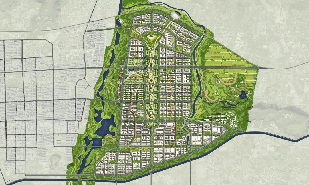 BIM建筑|北京昌平新城东区中心区城市设计方案 / 中粮地产+中国中元+青岛沿海