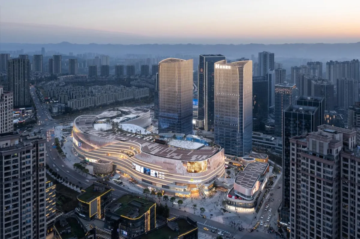 BIM建筑|香港置地重庆光环The Ring购物公园 / PHA湃昂