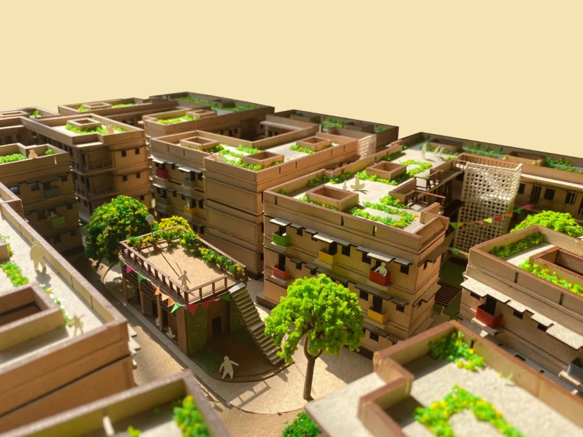 BIM建筑|Sanjaynagar 贫民窟重建项目 / Community Design Agency