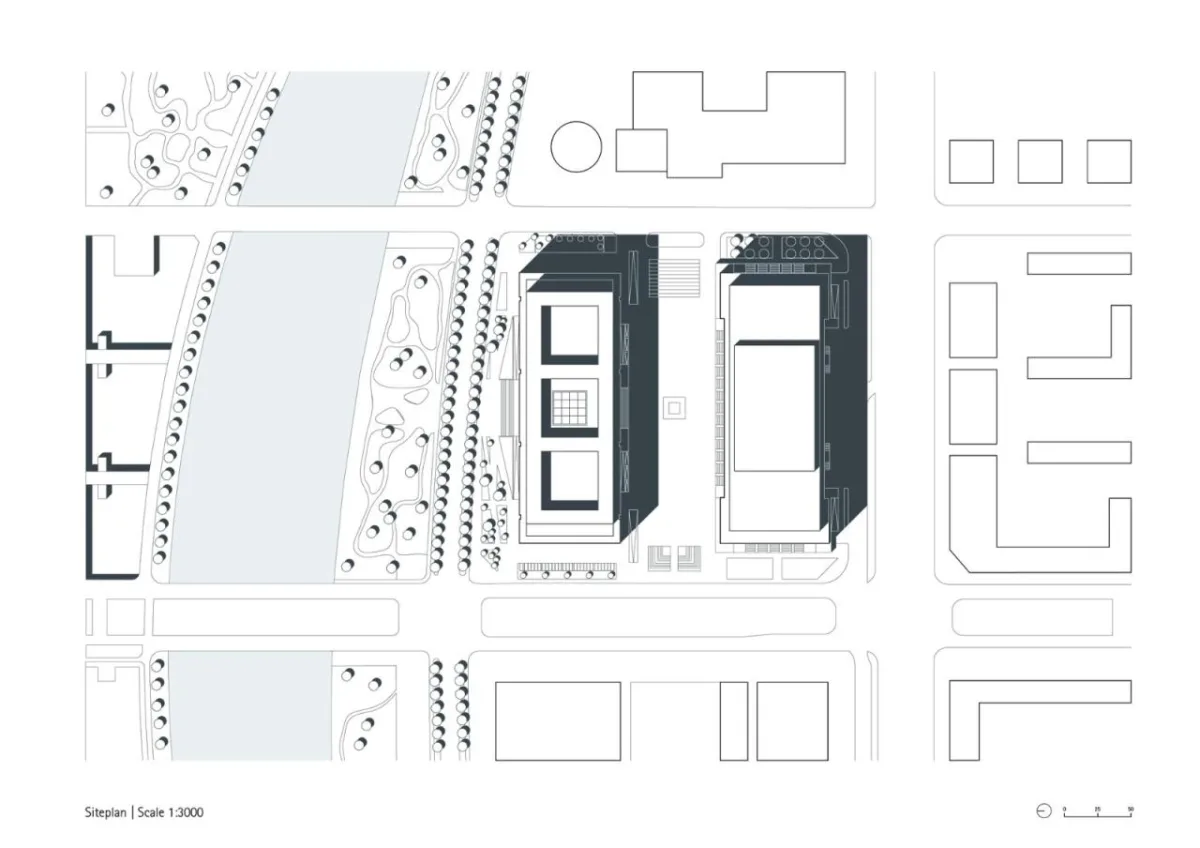 BIM建筑|中国工艺美术馆、中国非物质文化遗产馆 / gmp 建筑事务所