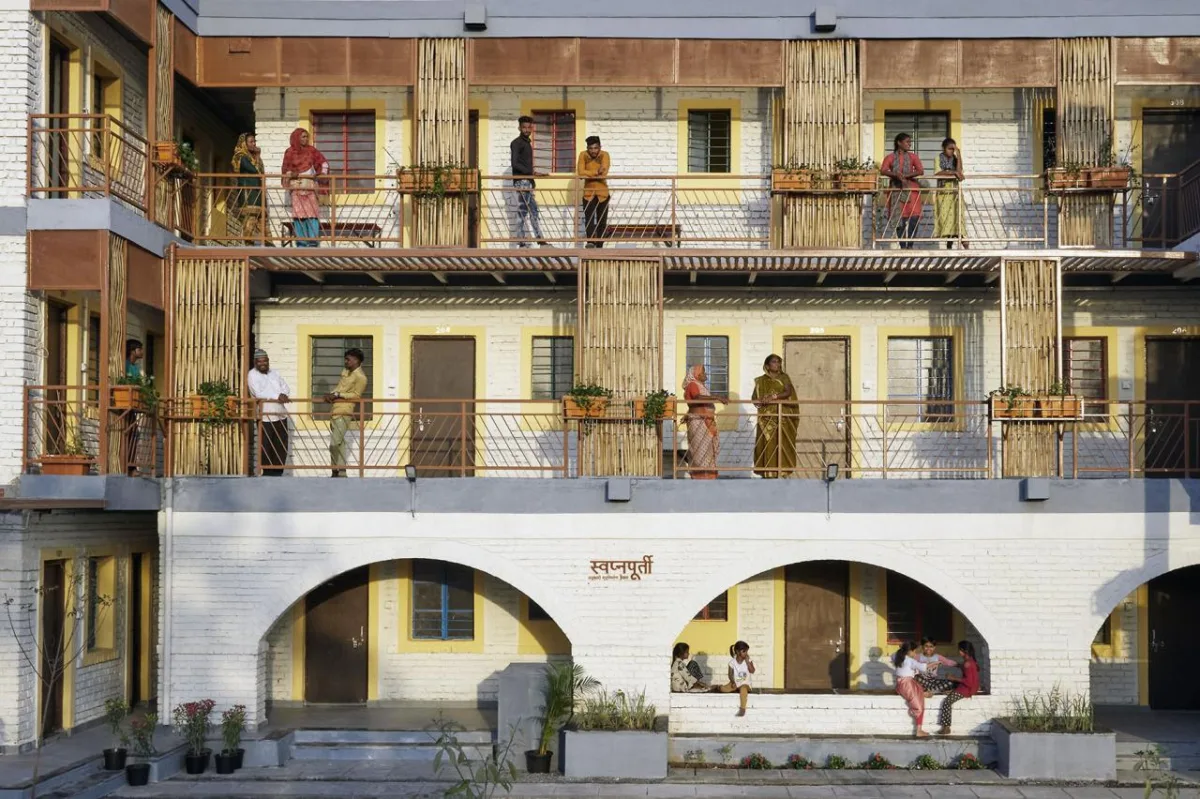 BIM建筑|Sanjaynagar 贫民窟重建项目 / Community Design Agency