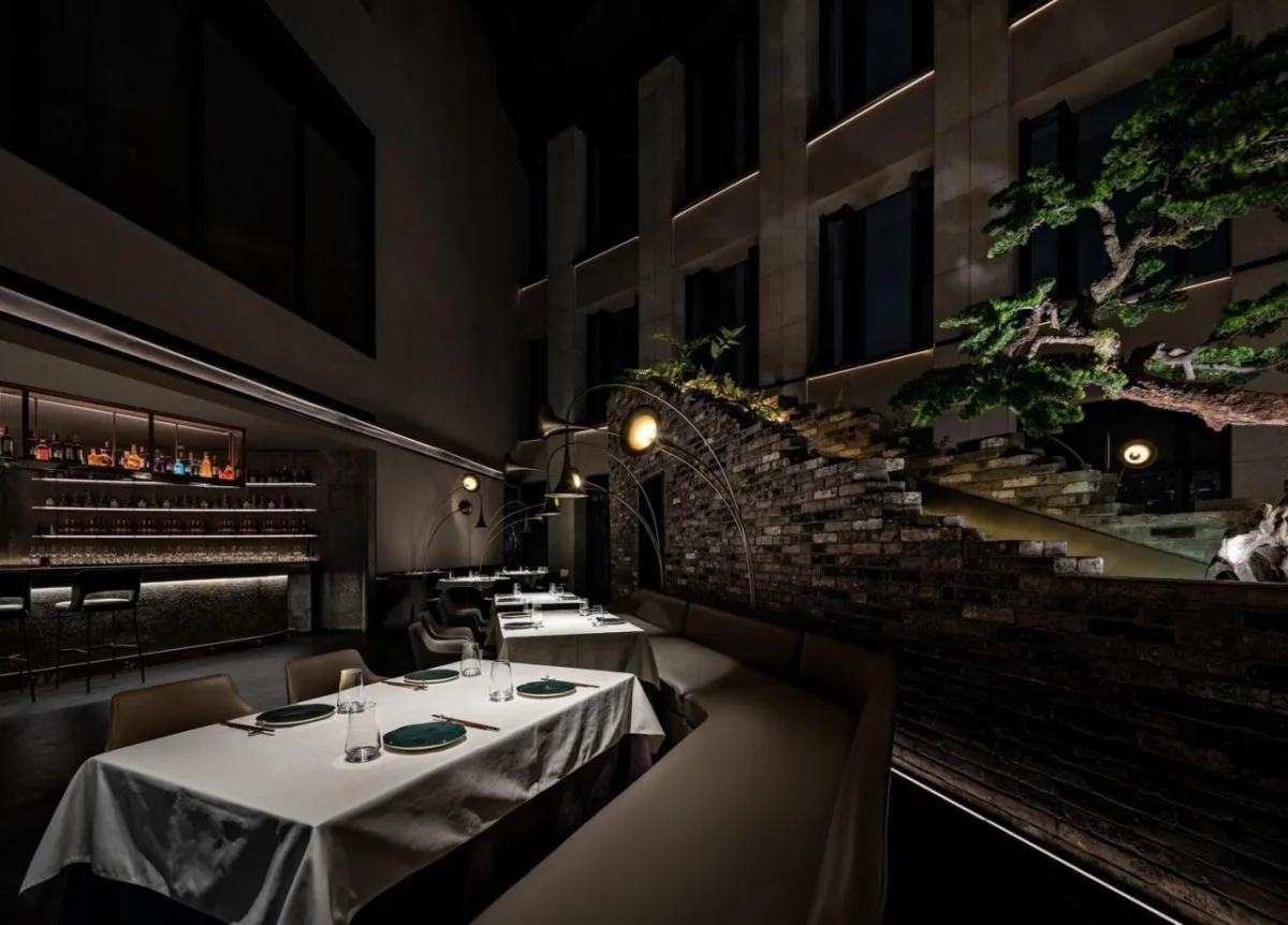 BIM建筑|四季民福上海外滩店 / IN.X屋里门外设计