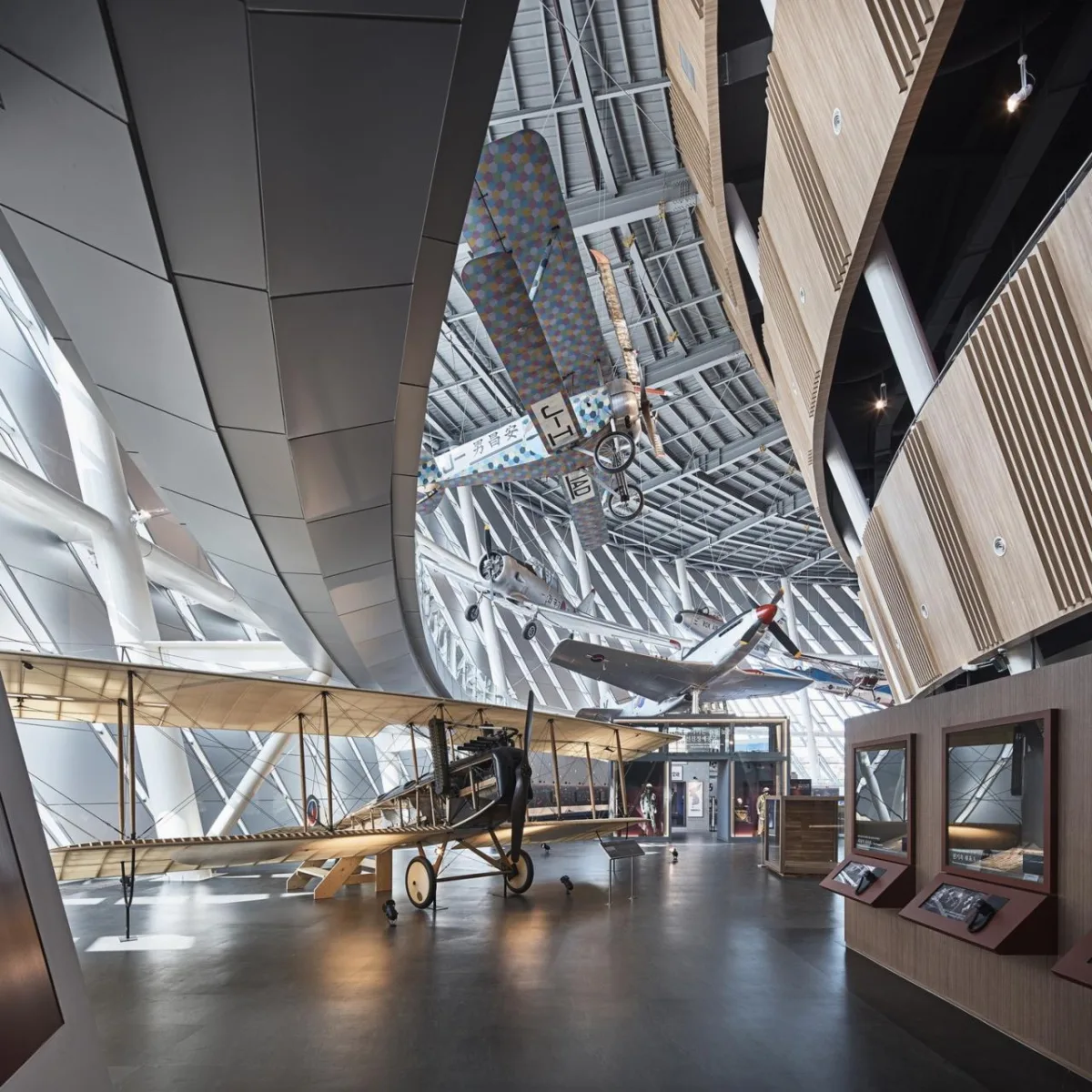 BIM建筑|地面‘涡轮机’，韩国国立航空博物馆 / Haeahn Architecture