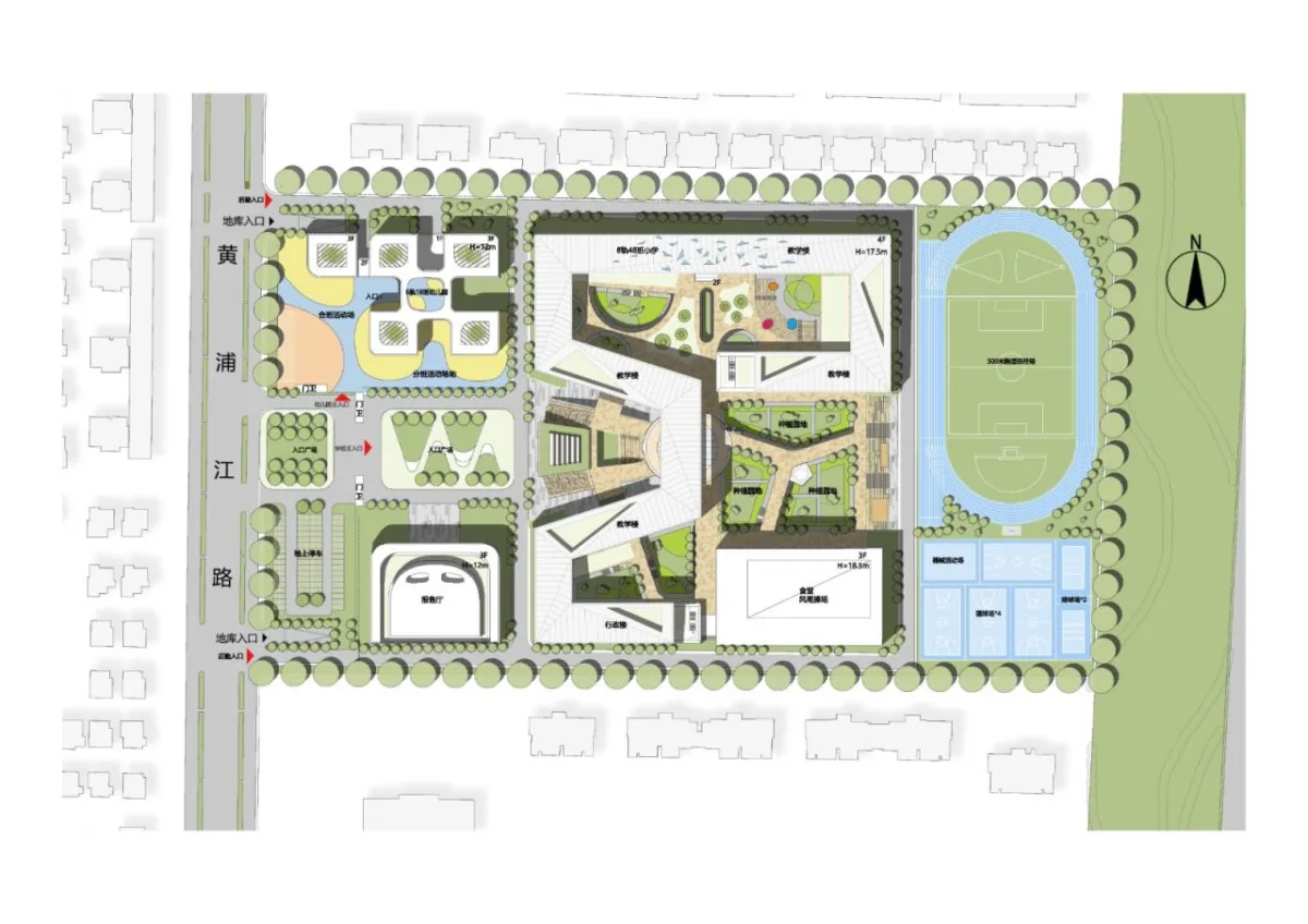 BIM建筑|四时书院·宿迁宿豫区实验小学重建 / 简和建筑