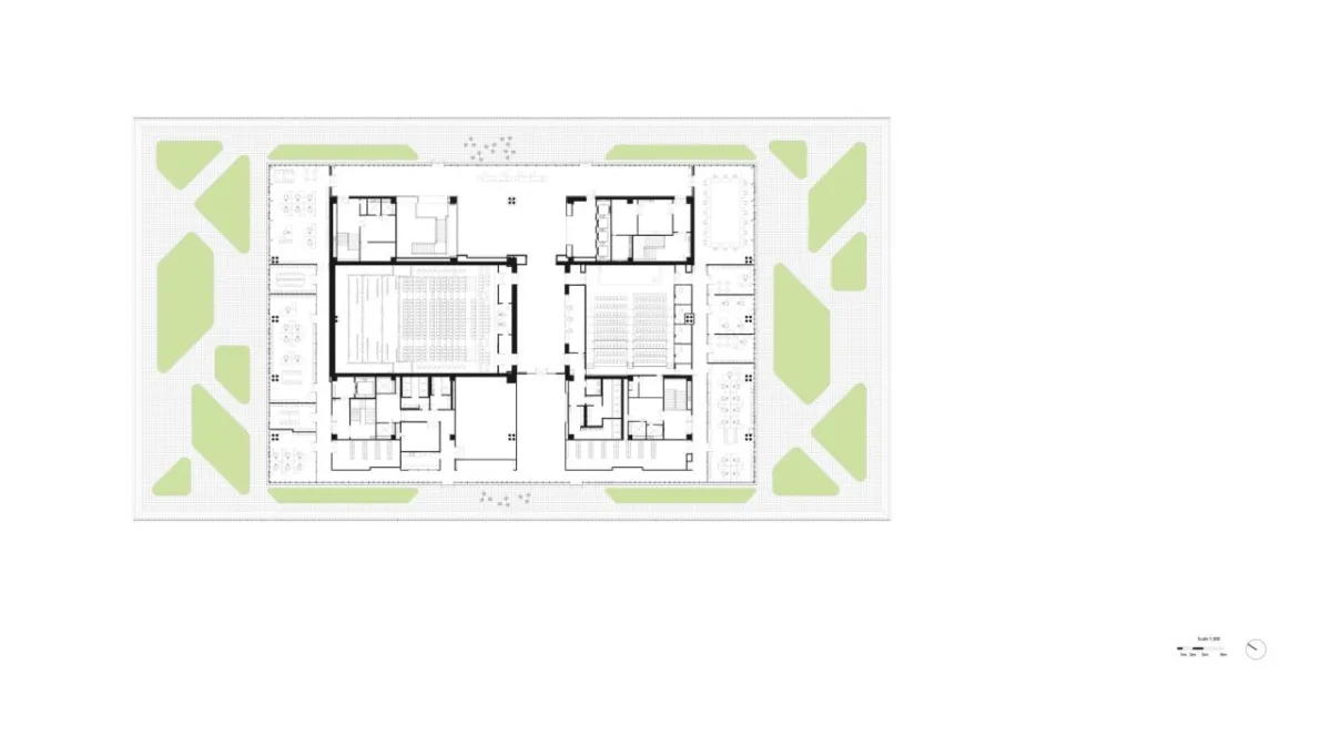 BIM建筑|台南公共图书馆 / Mecanoo + 张玛龙陈玉霖联合建筑师