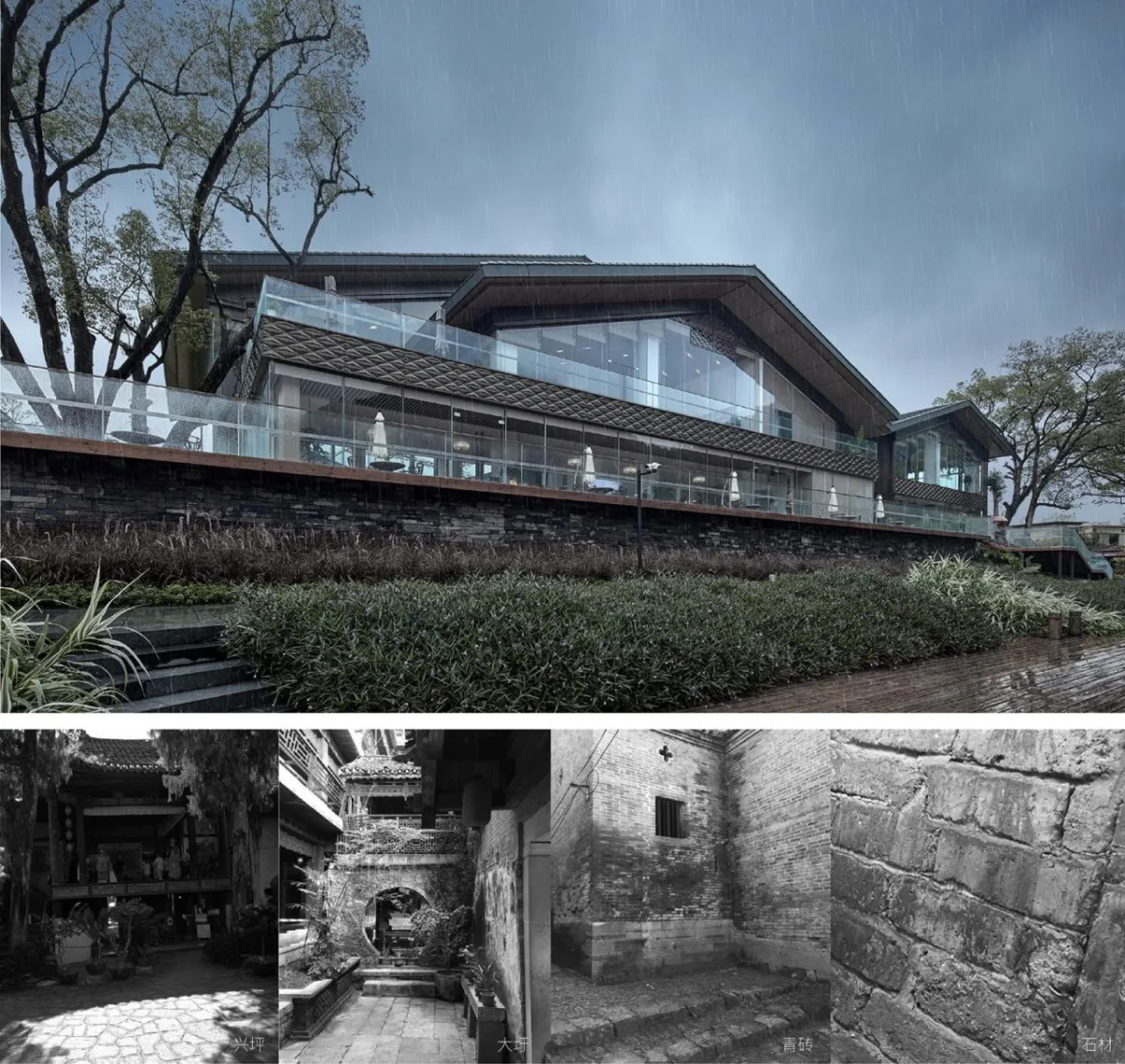 BIM建筑|山水间的“负空间”营造 ——漓江文化旅游度假区塔山会馆 / UA尤安设计