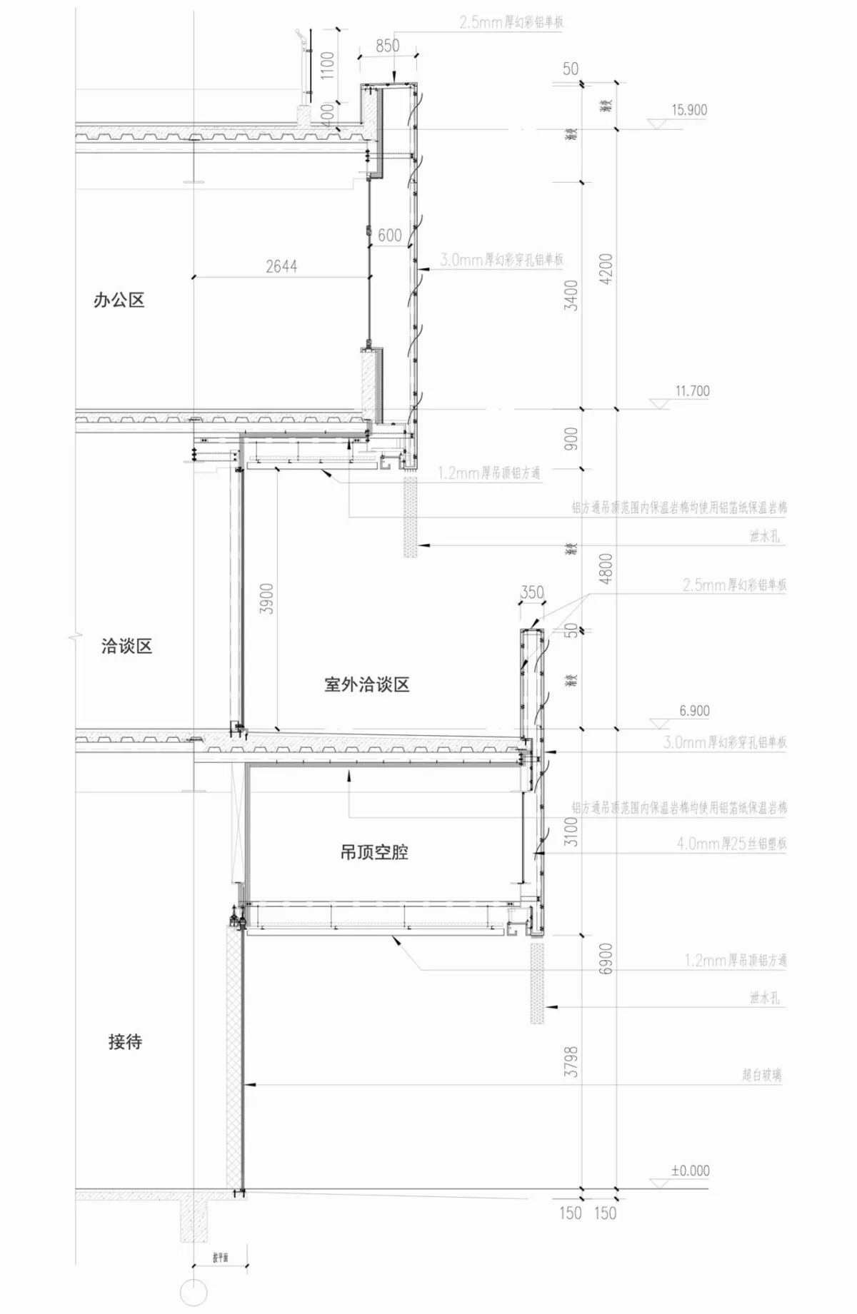 BIM建筑|以可感知温度充盈场所空间：徐州三盛·中城展示中心 / UA尤安设计