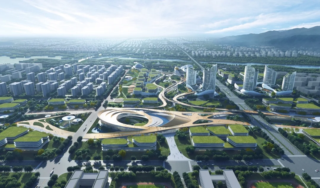 BIM建筑|北京昌平新城东区中心区城市设计方案 / 中粮地产+中国中元+青岛沿海