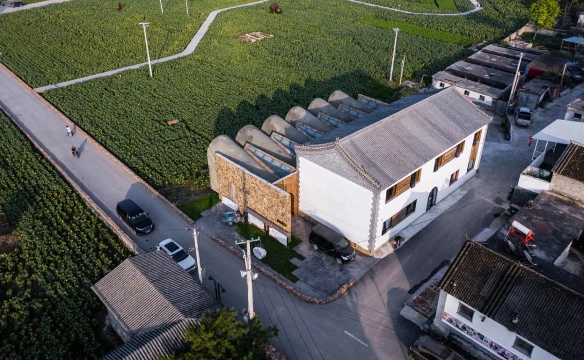 BIM建筑|田岗知行村：乡村会客厅 / 袈蓝建筑