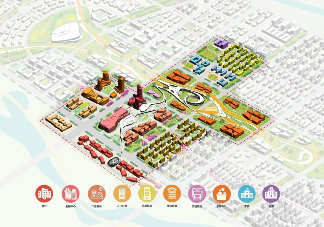 BIM建筑|北京昌平新城东区中心区城市设计方案 / 中粮地产+中国中元+青岛沿海