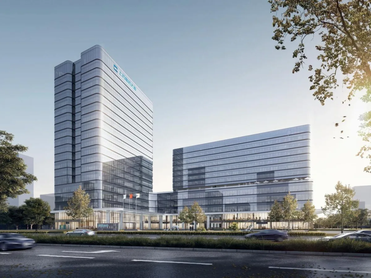 BIM建筑|龙头药企公园式总部办公·上药常药商务中心 / 简和建筑