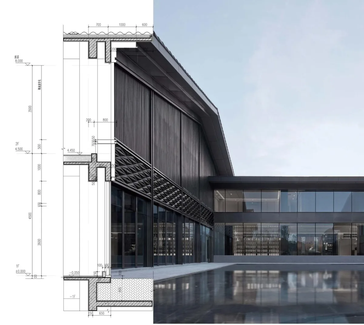 BIM建筑|山水间的“负空间”营造 ——漓江文化旅游度假区塔山会馆 / UA尤安设计