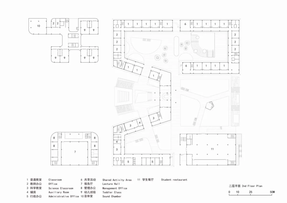 BIM建筑|四时书院·宿迁宿豫区实验小学重建 / 简和建筑