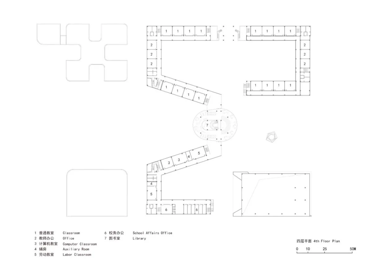 BIM建筑|四时书院·宿迁宿豫区实验小学重建 / 简和建筑