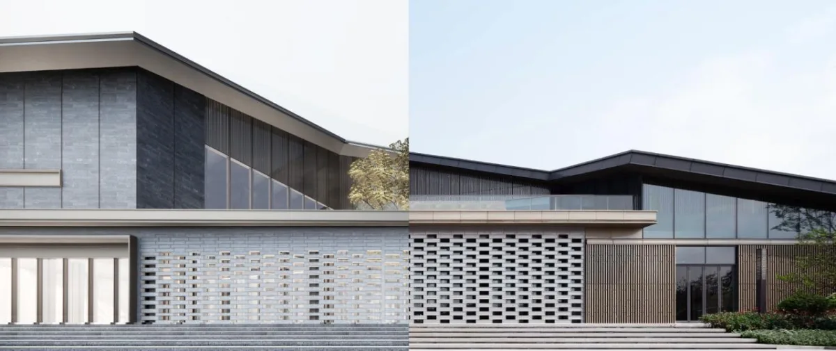 BIM建筑|长沙麓隐青竹湖展示中心 / PTA上海柏涛