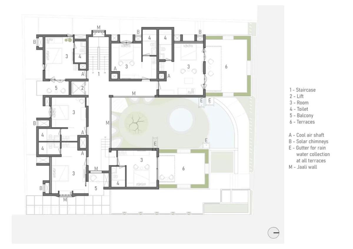 BIM建筑|本土材料与传统工艺，Sunyata 生态酒店 / Design Kacheri