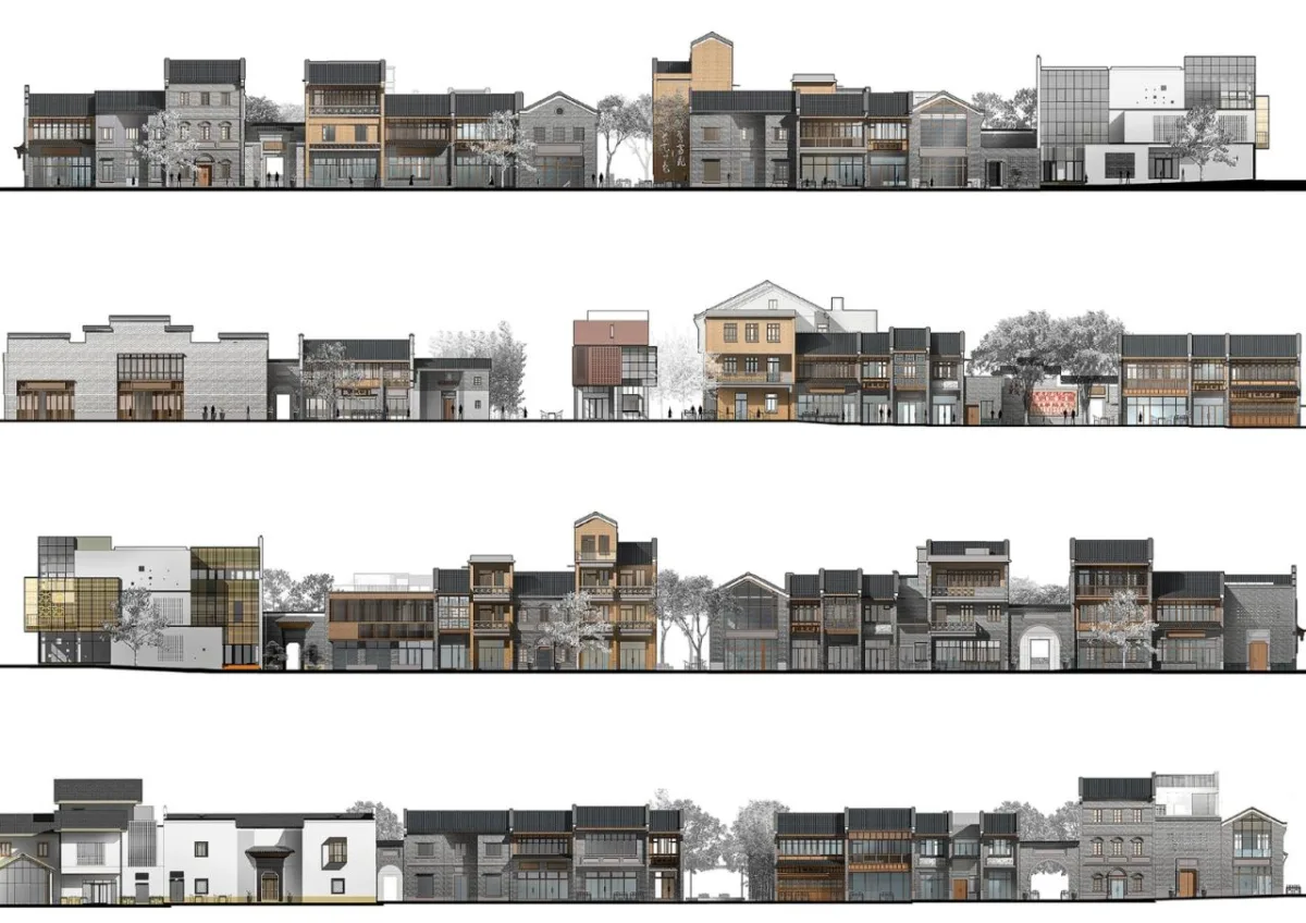 BIM建筑|时光流韵：南昌三眼井历史街区保护与改造项目 / UA尤安设计