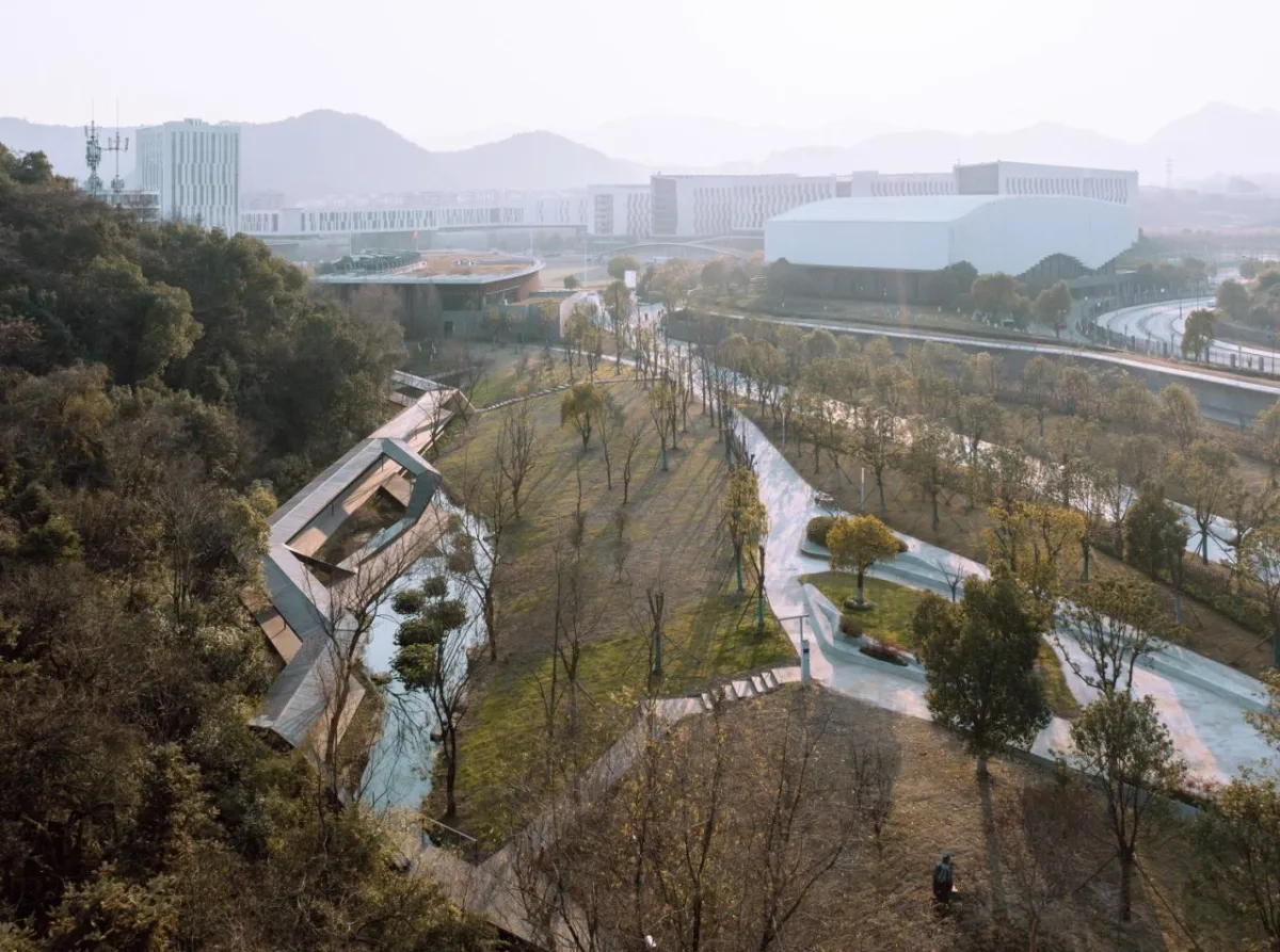 BIM建筑|溪上飞檐：浙江音乐学院校园微更新 / 朱培栋-line+建筑事务所、gad