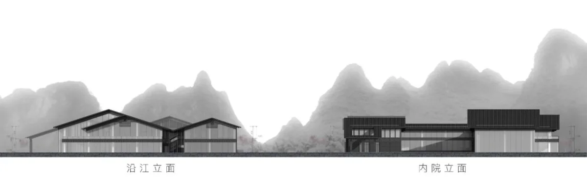 BIM建筑|山水间的“负空间”营造 ——漓江文化旅游度假区塔山会馆 / UA尤安设计