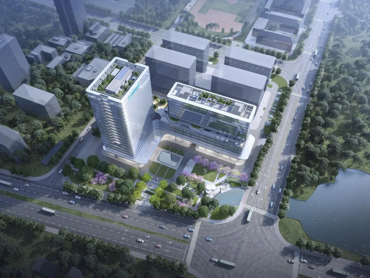 BIM建筑|龙头药企公园式总部办公·上药常药商务中心 / 简和建筑