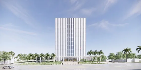 BIM建筑|SOM根据古典建筑设计劳德代尔堡联邦法院