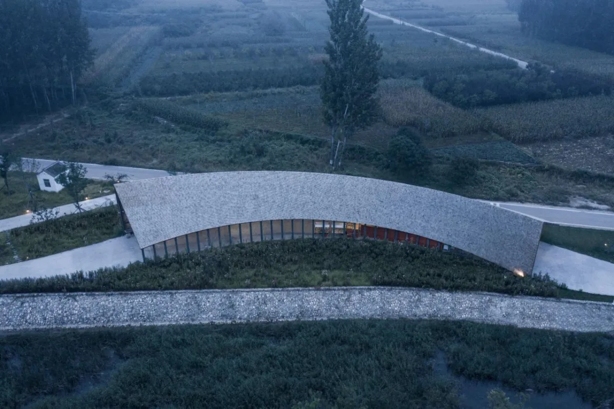 BIM建筑|田岗知行村：新农人的门户 / 袈蓝建筑