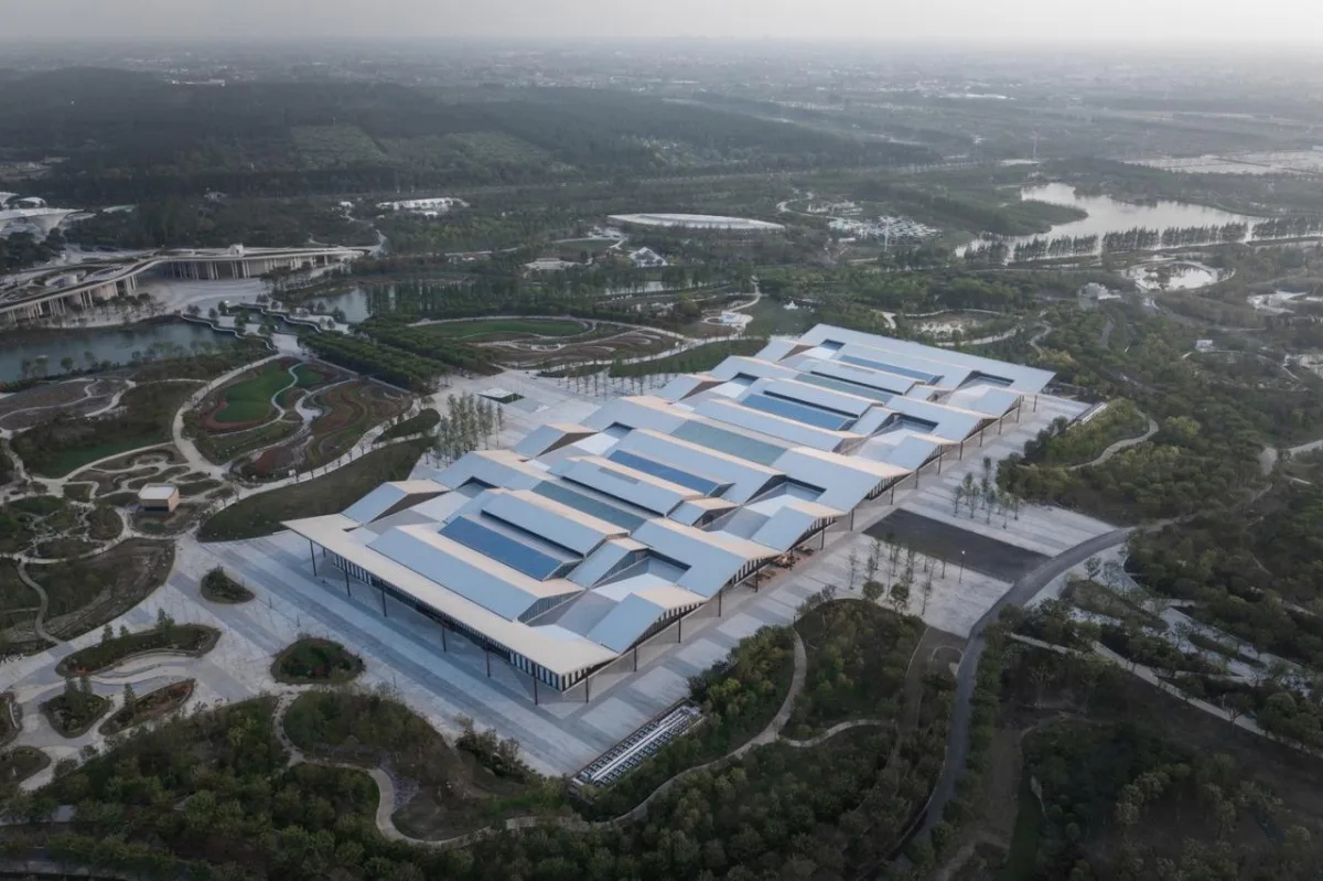 BIM建筑|第十届中国花博会复兴馆 / 华建集团上海建筑设计研究院