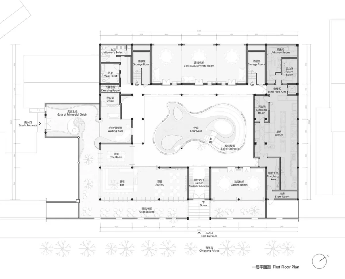 BIM建筑|成都宽三堂餐厅 / 慕达建筑