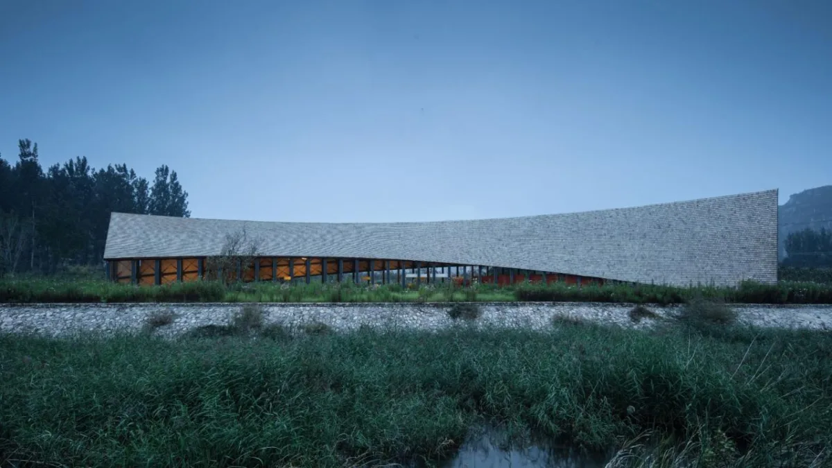 BIM建筑|田岗知行村：新农人的门户 / 袈蓝建筑