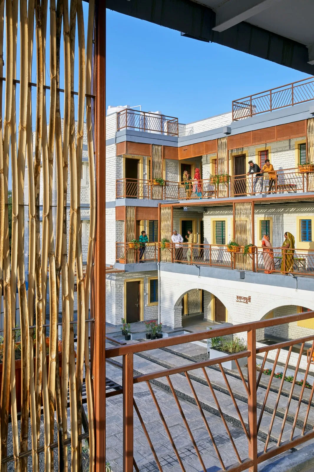 BIM建筑|Sanjaynagar 贫民窟重建项目 / Community Design Agency