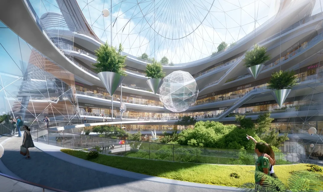 BIM建筑|北京昌平新城东区中心区城市设计方案 / 中粮地产+中国中元+青岛沿海
