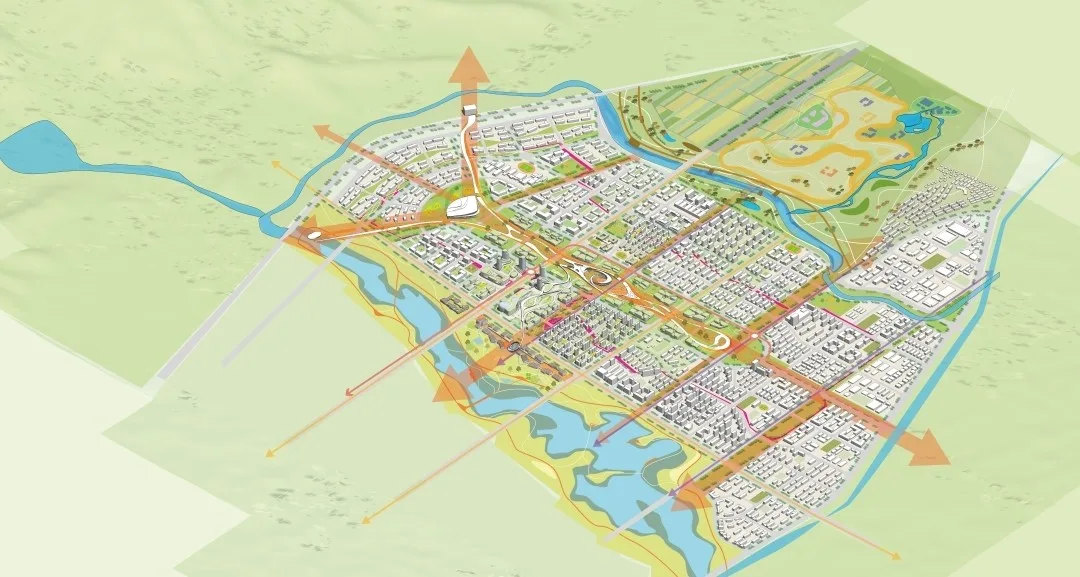 BIM建筑|北京昌平新城东区中心区城市设计方案 / 中粮地产+中国中元+青岛沿海