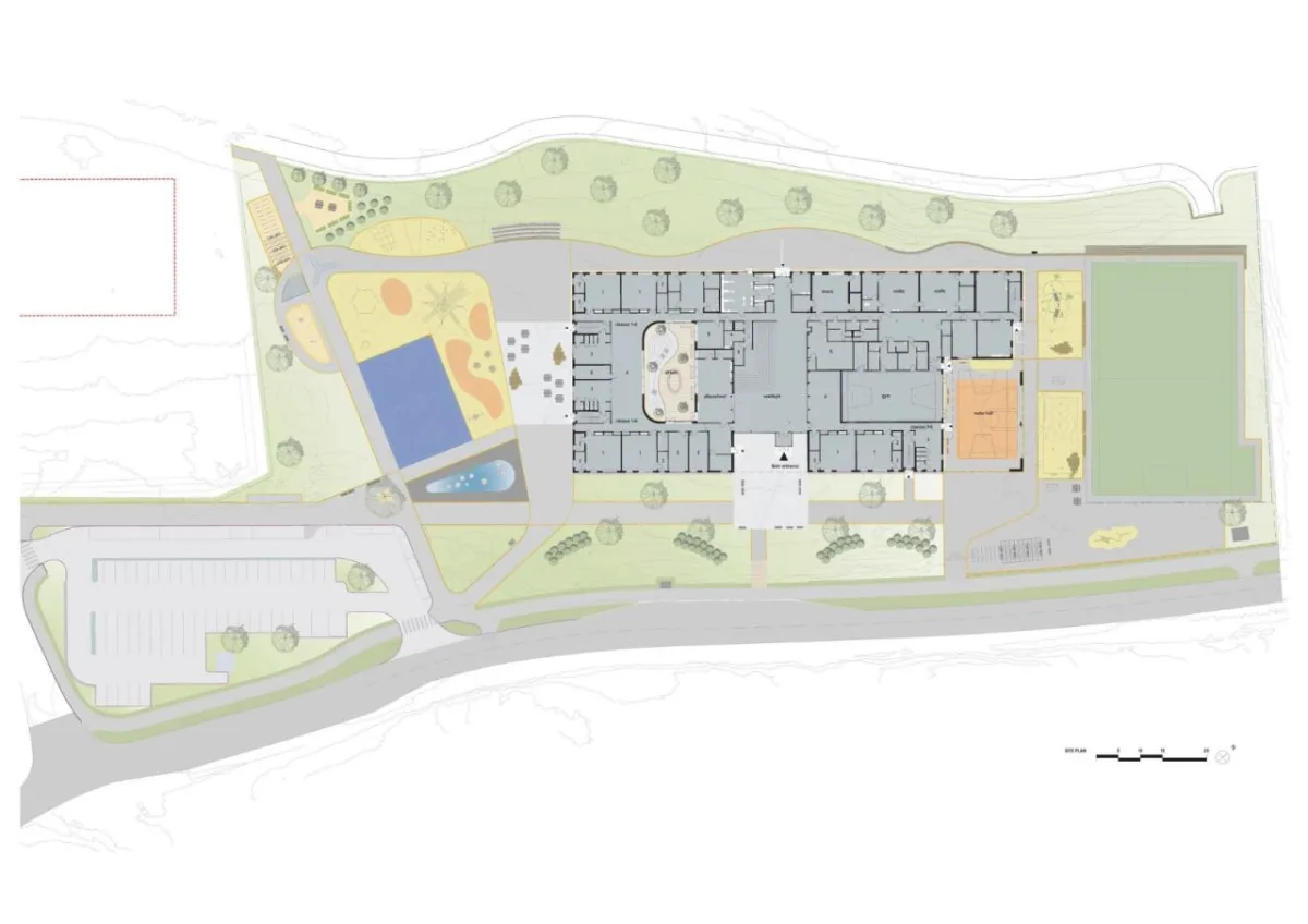 BIM建筑|Borgafjellet 小学 / LINK arkitektur