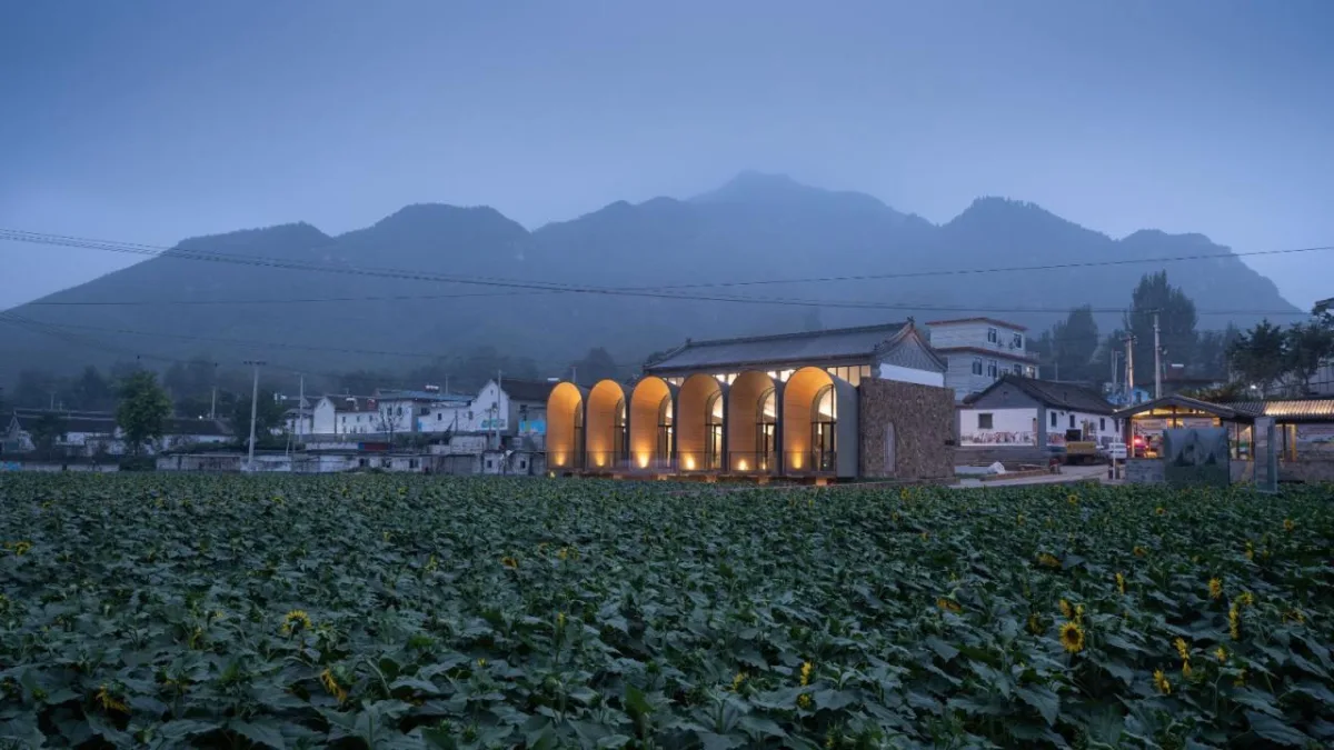 BIM建筑|田岗知行村：乡村会客厅 / 袈蓝建筑