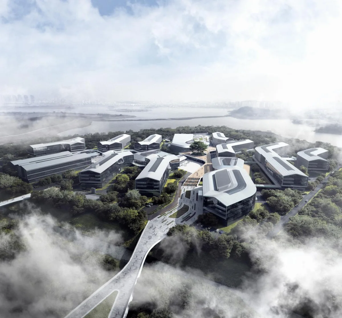 BIM建筑|阿里巴巴达摩院南湖园区斩获 2022MIPIM 大奖 / Aedas