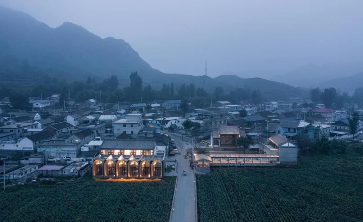 BIM建筑|田岗知行村：乡村会客厅 / 袈蓝建筑