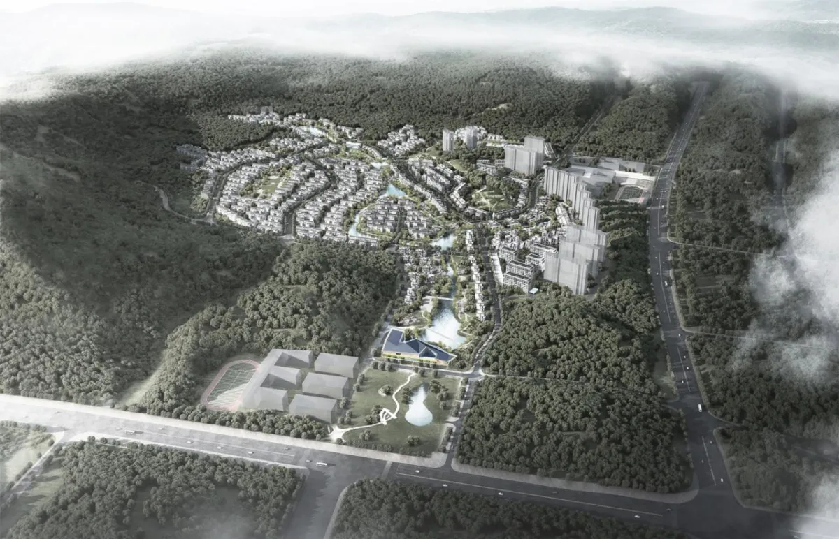 BIM建筑|长沙麓隐青竹湖展示中心 / PTA上海柏涛