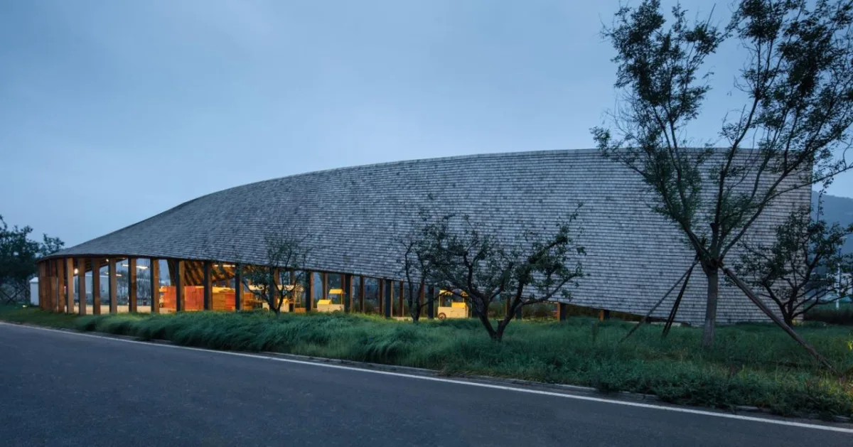 BIM建筑|田岗知行村：新农人的门户 / 袈蓝建筑