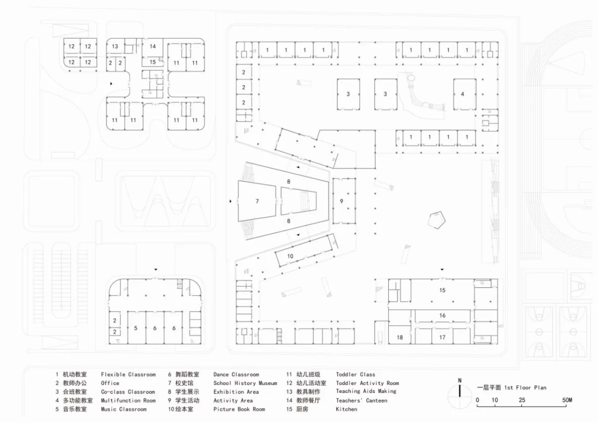 BIM建筑|四时书院·宿迁宿豫区实验小学重建 / 简和建筑