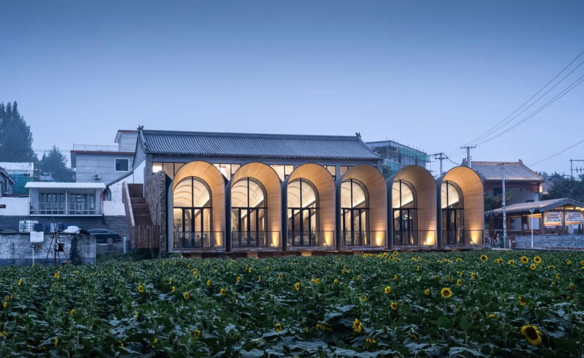 BIM建筑|田岗知行村：乡村会客厅 / 袈蓝建筑