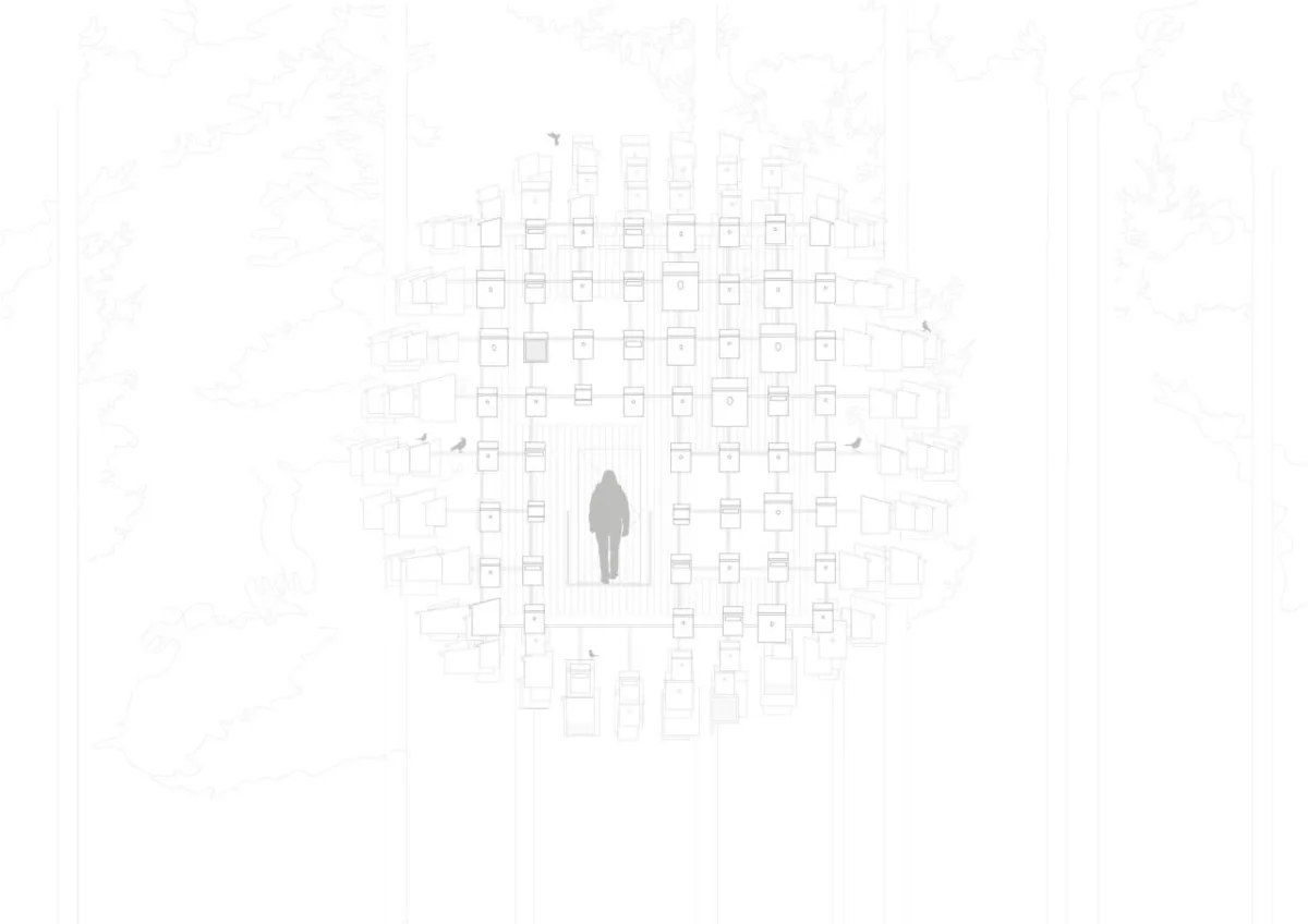 BIM建筑|树顶酒店“生物圈” / BIG