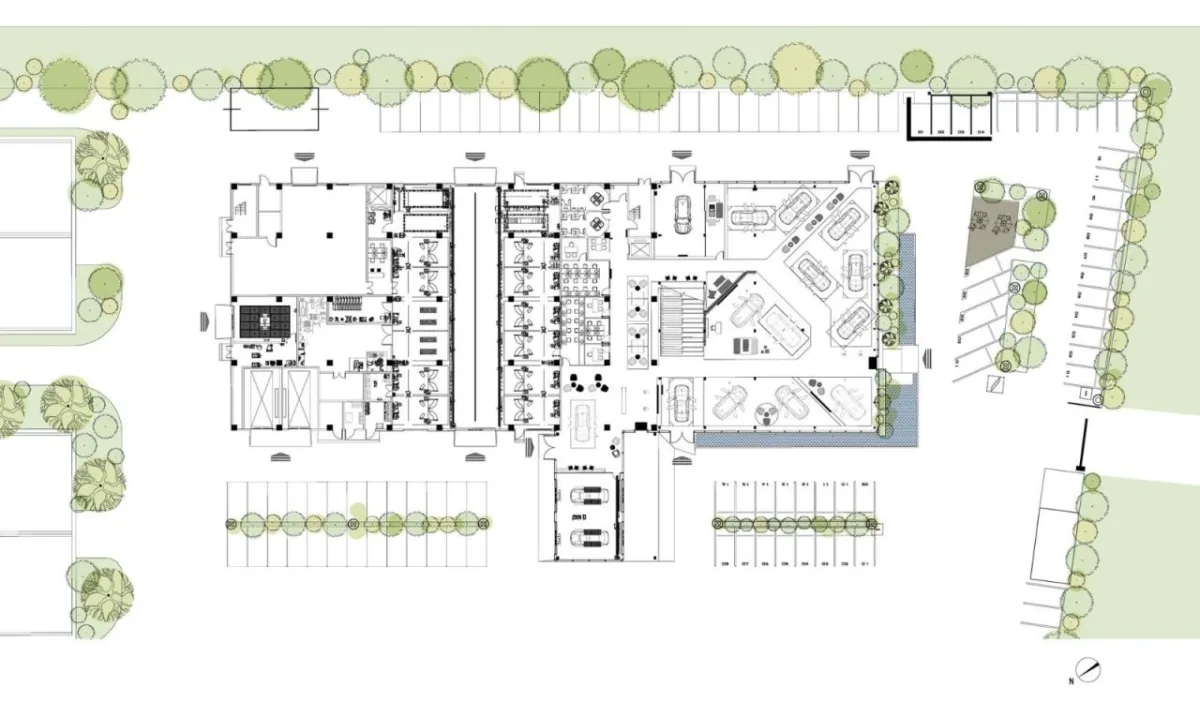 BIM建筑|成都BMW宝马体验中心 / 朱海博建筑设计事务所