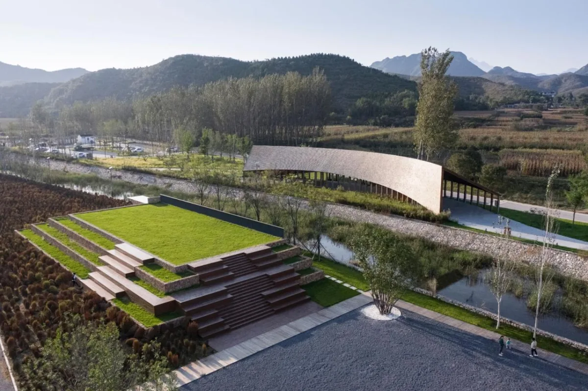 BIM建筑|田岗知行村：新农人的门户 / 袈蓝建筑