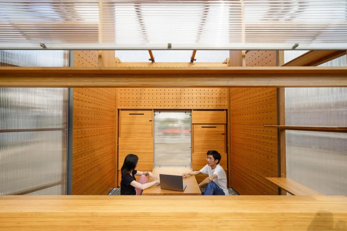 BIM建筑|乡村振兴流动工作舱——新型竹构空间装置 / 南京大学建筑与城市规划学院