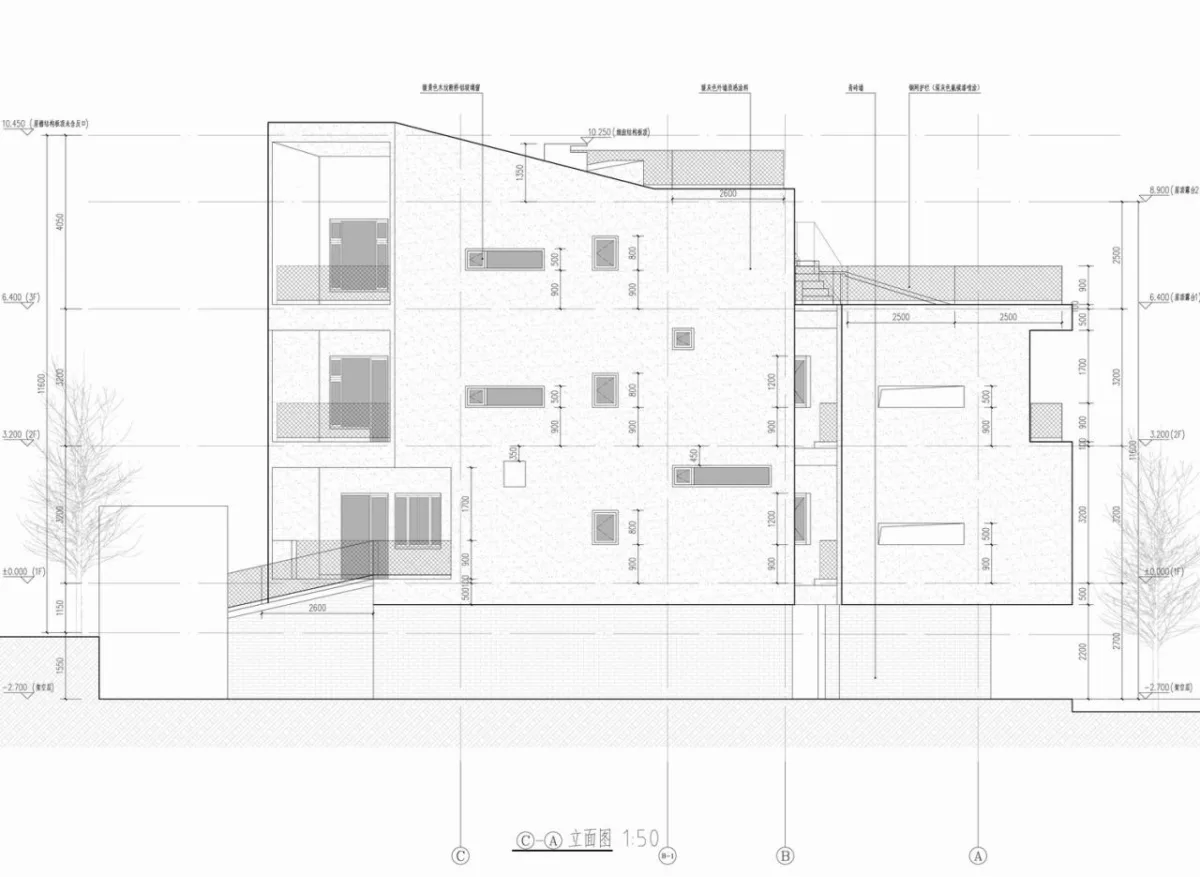 BIM建筑|对话山丘田野，滨河巷21号 / MV建筑工作室