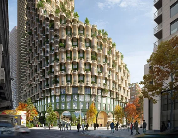 BIM建筑|阿贾耶为多伦多设计大型木质建筑