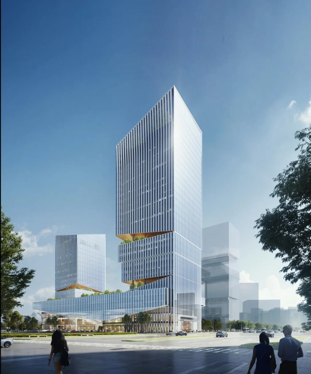 BIM建筑|扬帆起航 · 南京江心洲生态科技产业园 / 简和建筑