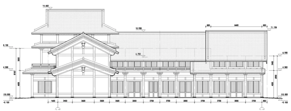 BIM建筑|现代视角下的新唐风演绎：长春世茂莲花山文旅小镇 / UA尤安设计