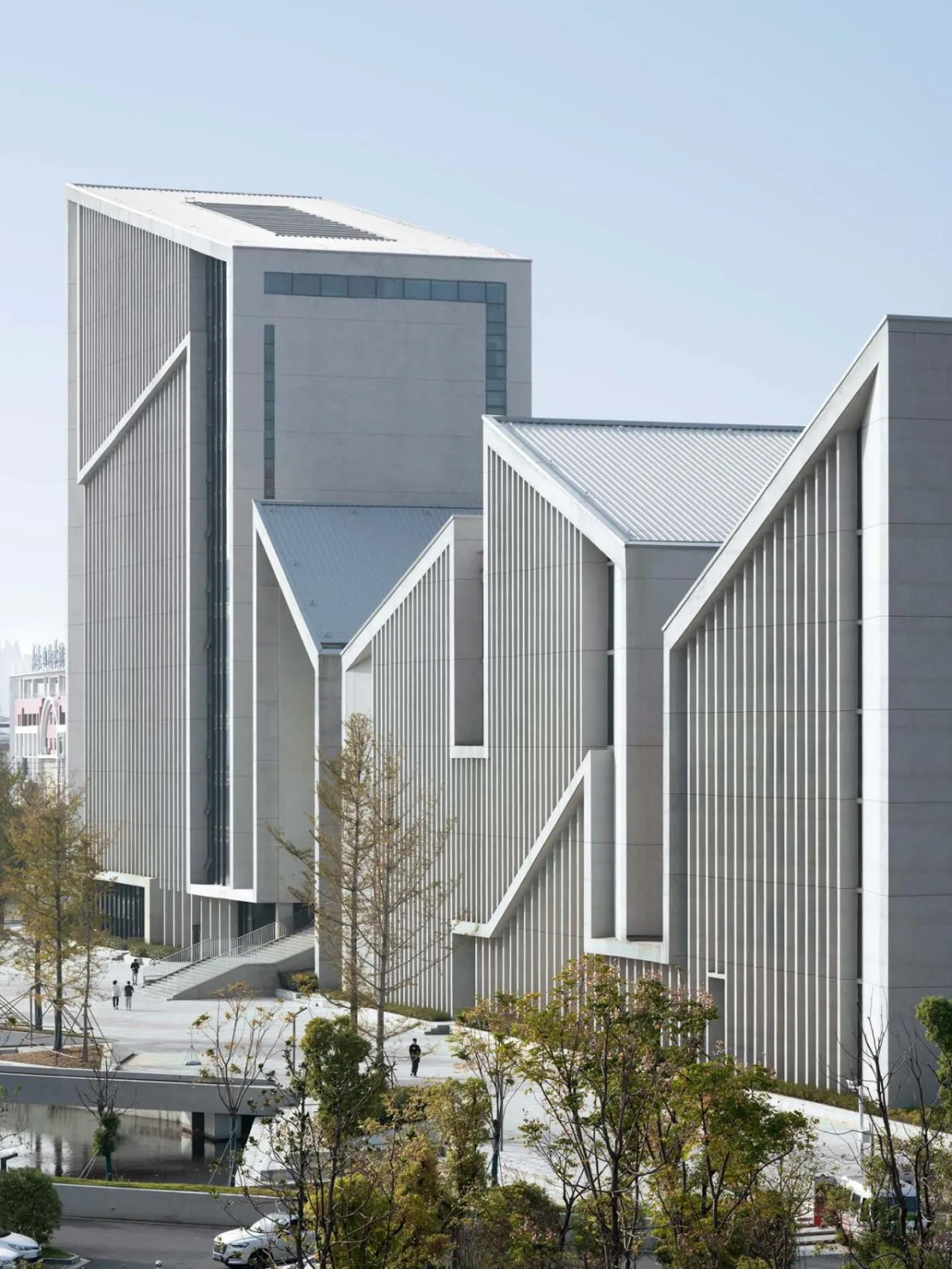 BIM建筑|江西建设职业技术学院图文信息综合楼 / 华南理工大学建筑设计研究院有限公司 陶郅工作室