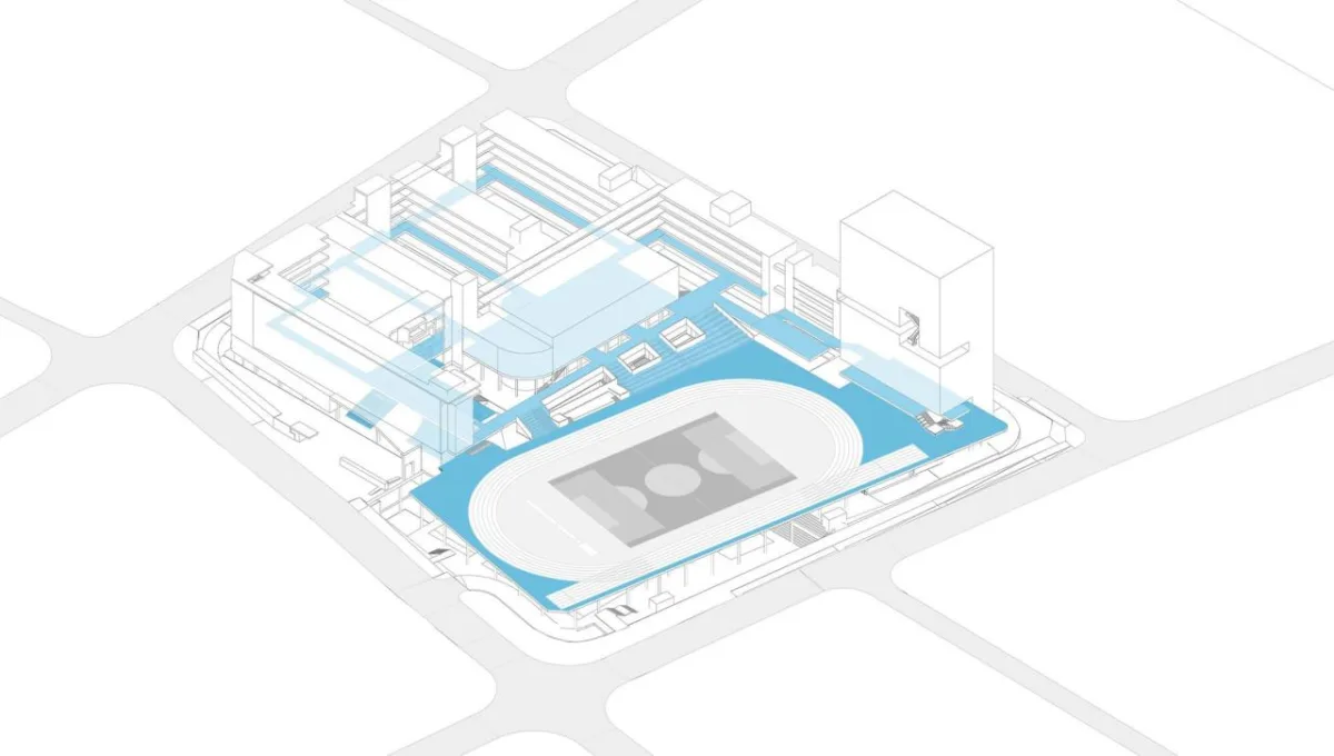 BIM建筑|链接与重塑：深圳南山麒麟中学改扩建工程 / 元本体工作室